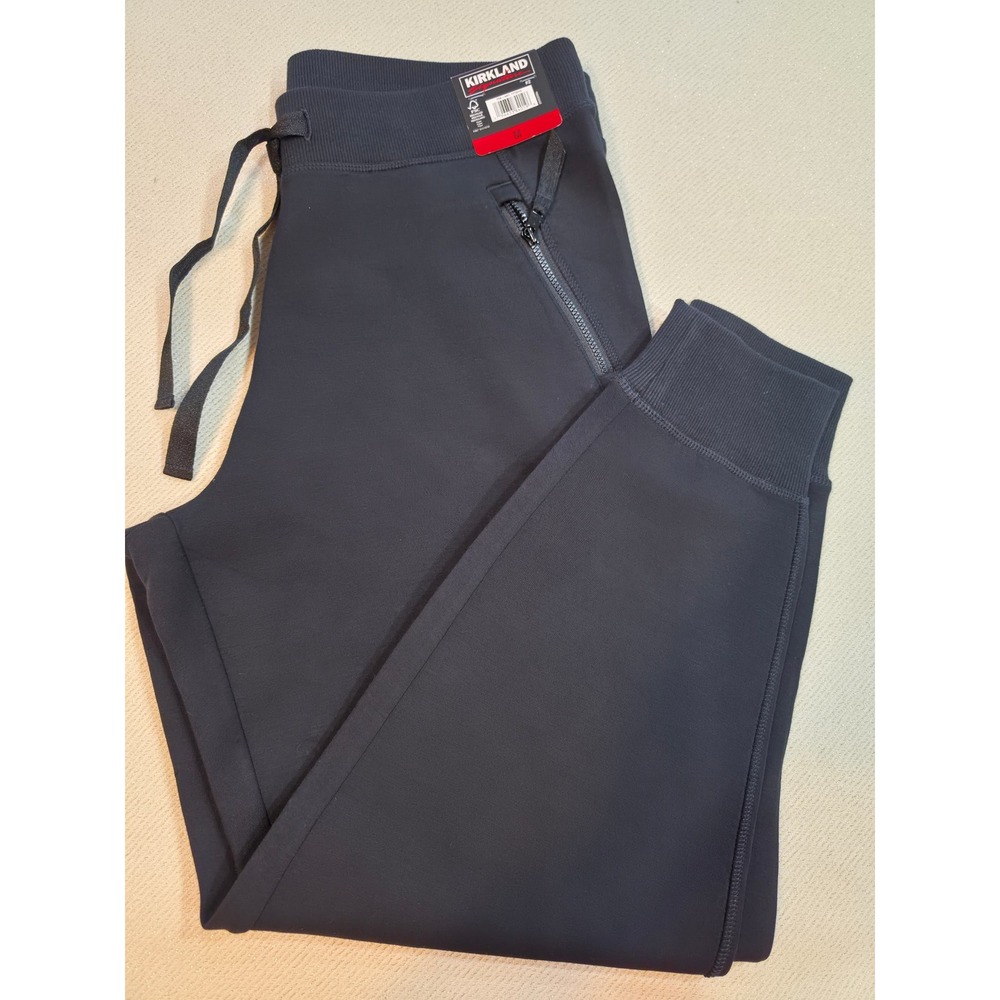Kirkland Performance Jogger Black Heather Slim Tapered Sweatpants Womens Small - Picture 5 of 6